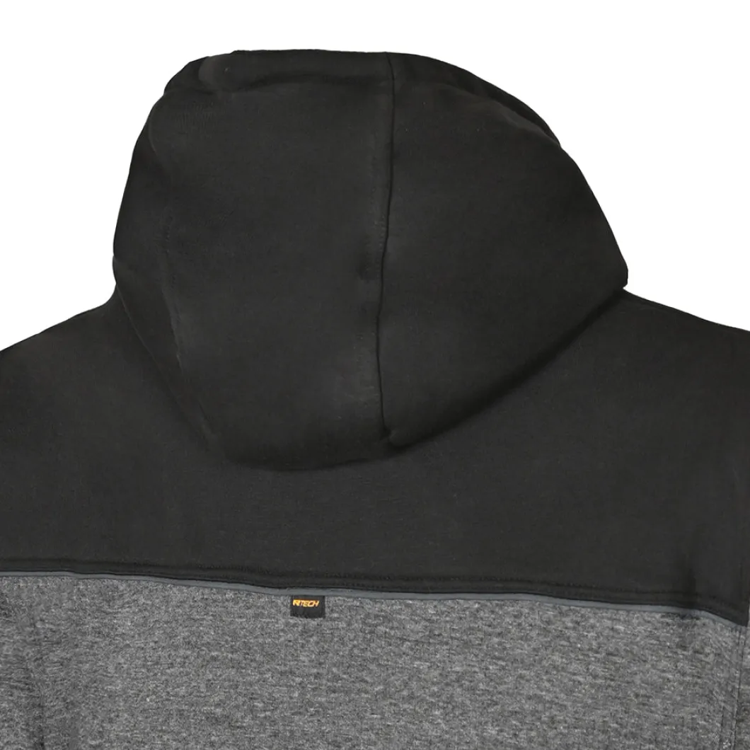 R-TECH Suspension Hooded Sweatshirt Protection Black Grey Red