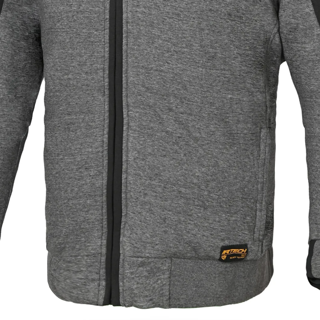 R-TECH Suspension Hooded Sweatshirt Protection Black Grey Red