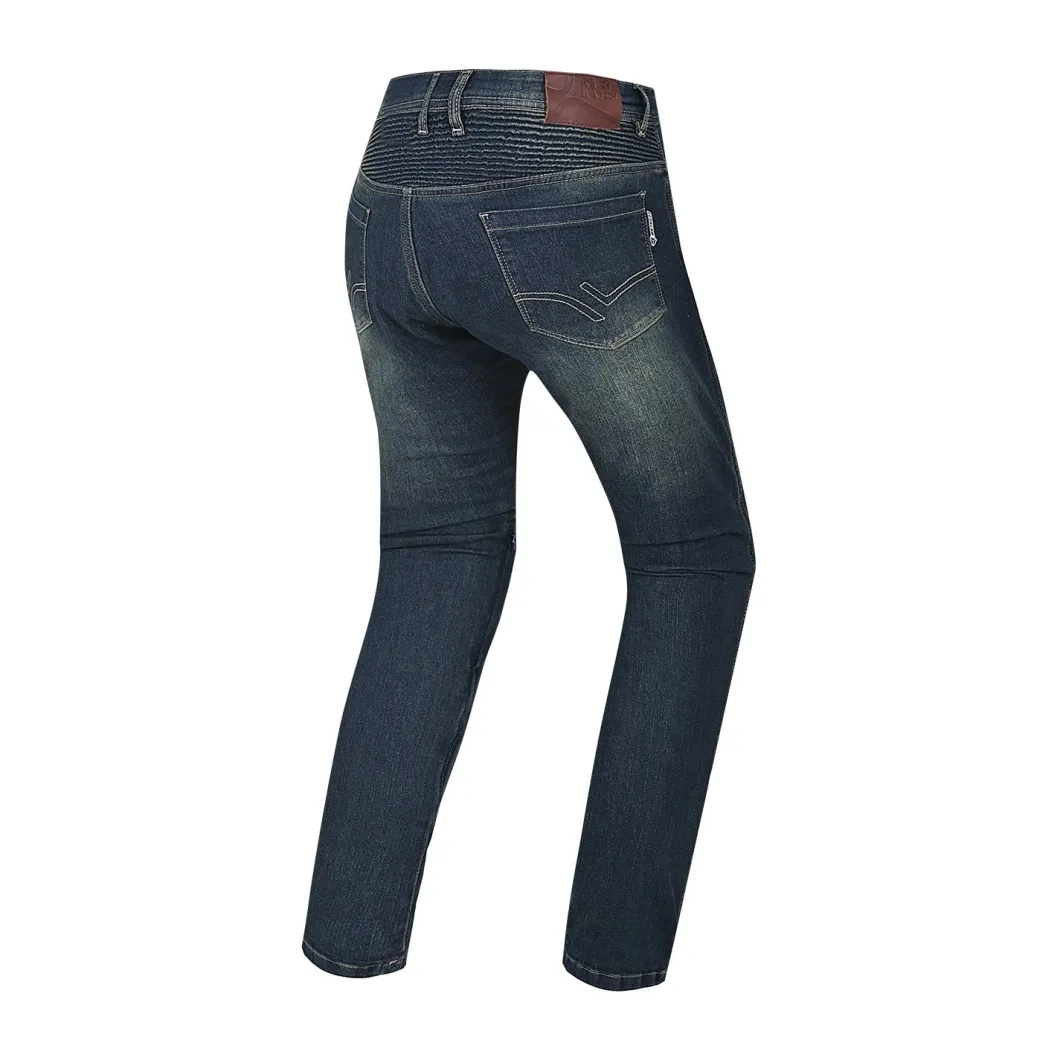 R-TECH VALENCIA JEANS DI MOTO UOMO 32L AZUL VINTAGE SPRAY