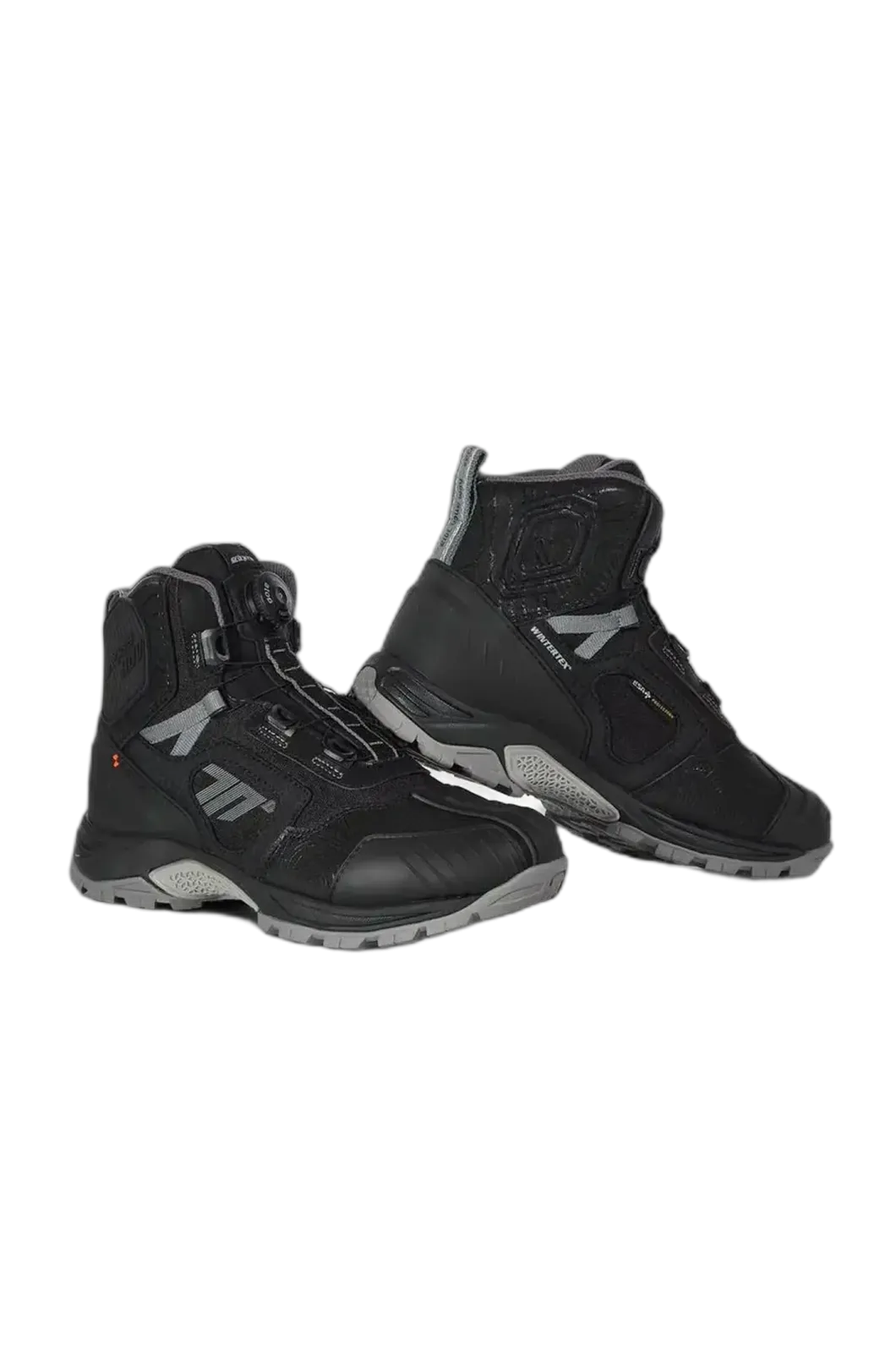 Seventy SD-BA7 Stelvio Low Unisex Touring Motorcycle Shoes Black Grey