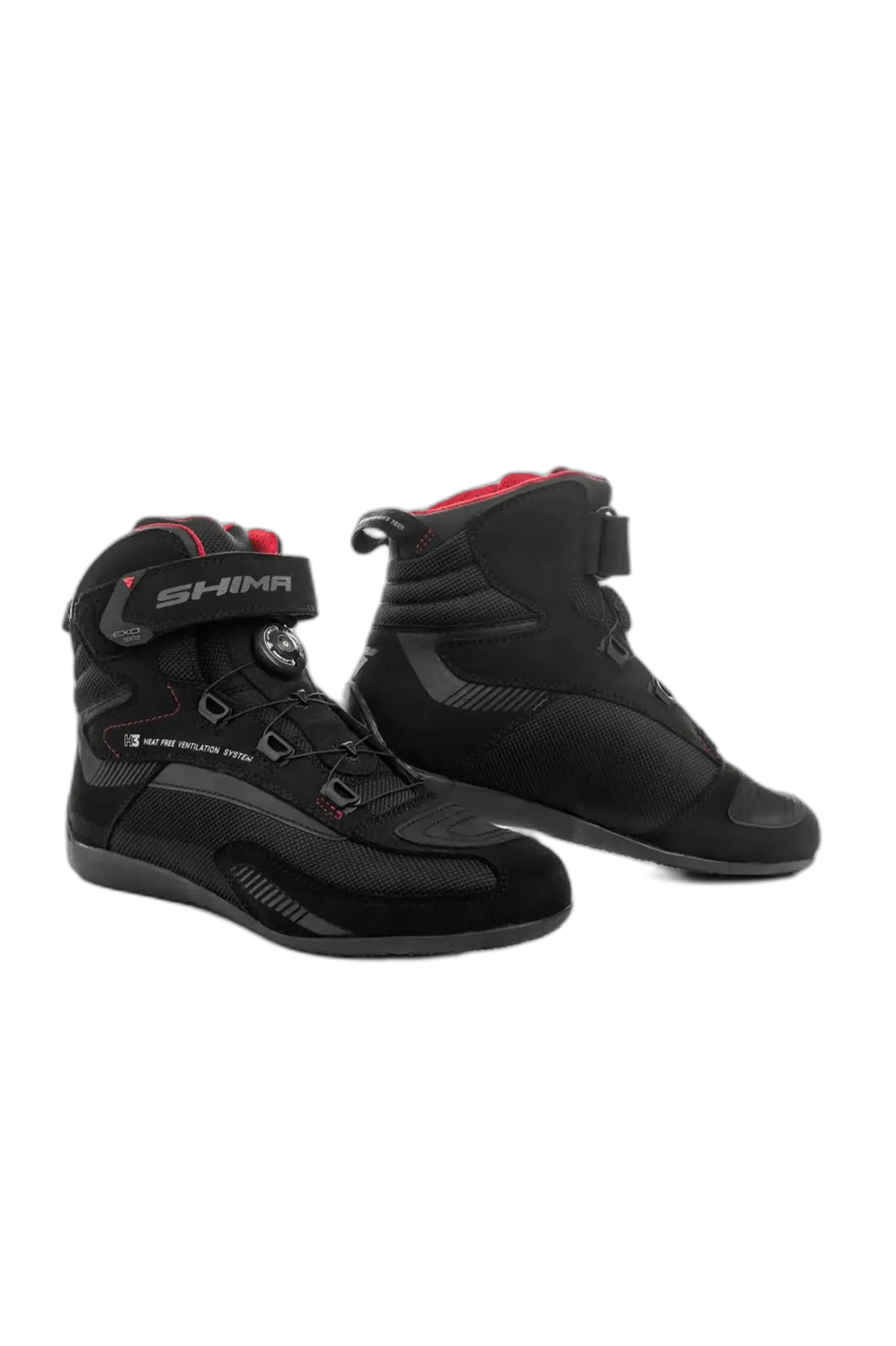 SHIMA EXO VENTED Men's Touring Motorcycle Shoes Black