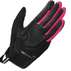 SHIMA SONIC LADY GUANTI DA MOTO IN PELLE DONNA NERO ROSA