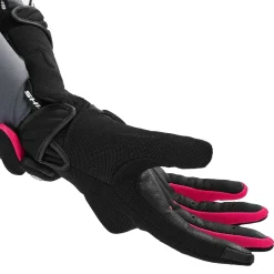 SHIMA SONIC LADY GUANTI DA MOTO IN PELLE DONNA NERO ROSA