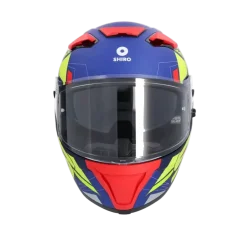 SHIRO ALPHA UPGRADE Full Face Motorcycle Helmets Matte Blue Black Red