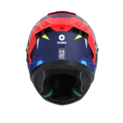 SHIRO ALPHA UPGRADE Full Face Motorcycle Helmets Matte Blue Black Red