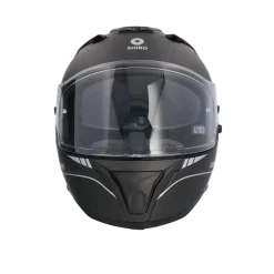 SHIRO FF939 Alpha Full Face Motorcycle Helmets Matte Black