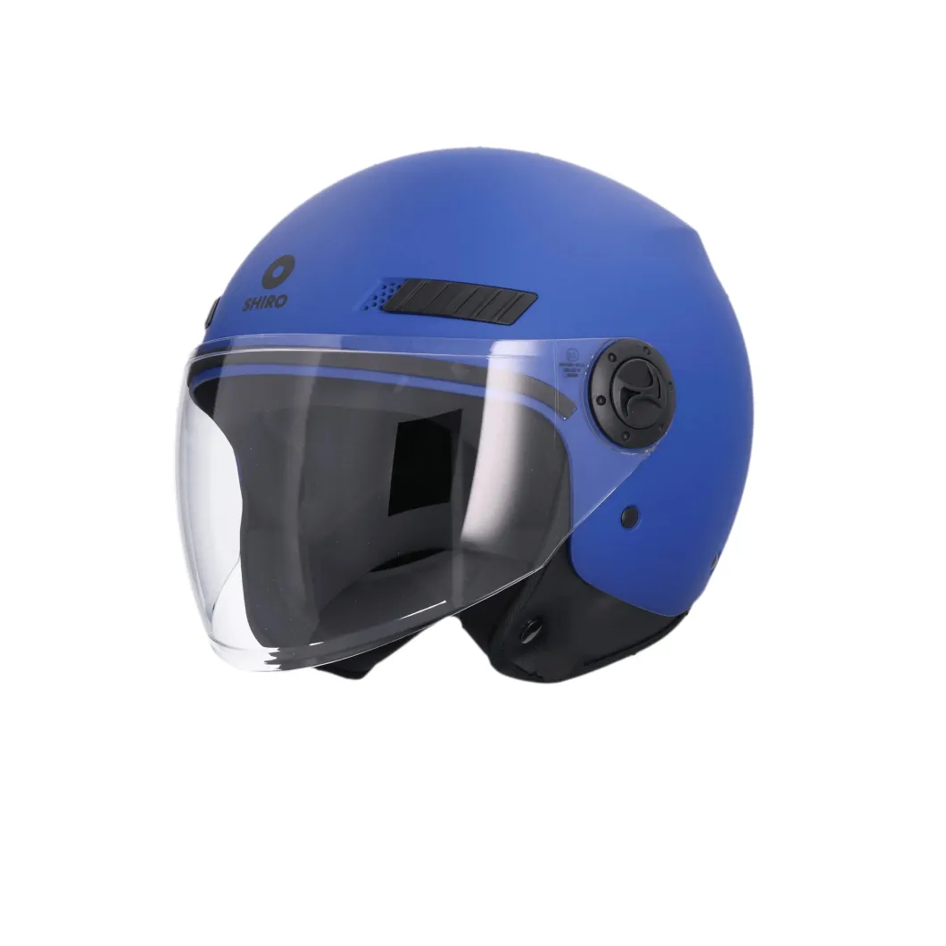 SHIRO Helmets SH-62 KIOTO CASCHI MONOCROMO BLU OPACO