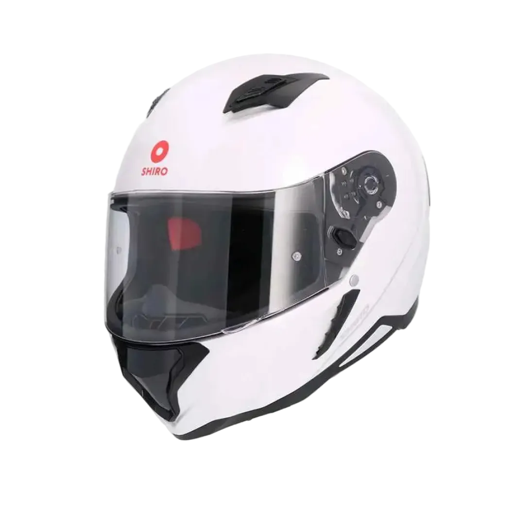 SHIRO HUNTER SH-890 EDGE Full Face Motorcycle Helmets White Pearl
