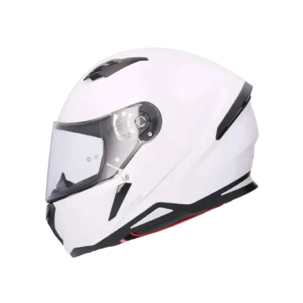 SHIRO HUNTER SH-890 EDGE Full Face Motorcycle Helmets White Pearl