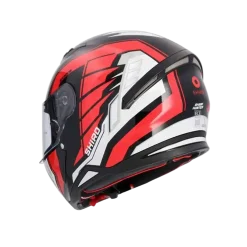 SHIRO HUNTER SH-890 EDGE Full Face Motorcycle Helmets Black Red White