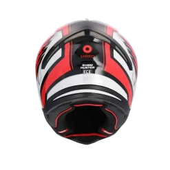 SHIRO HUNTER SH-890 EDGE Full Face Motorcycle Helmets Black Red White