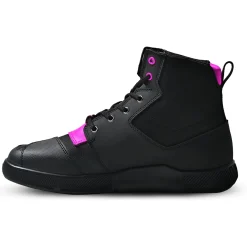 SHUA - Oddin Women's Urban Motorcycle Shoes - Black Pink