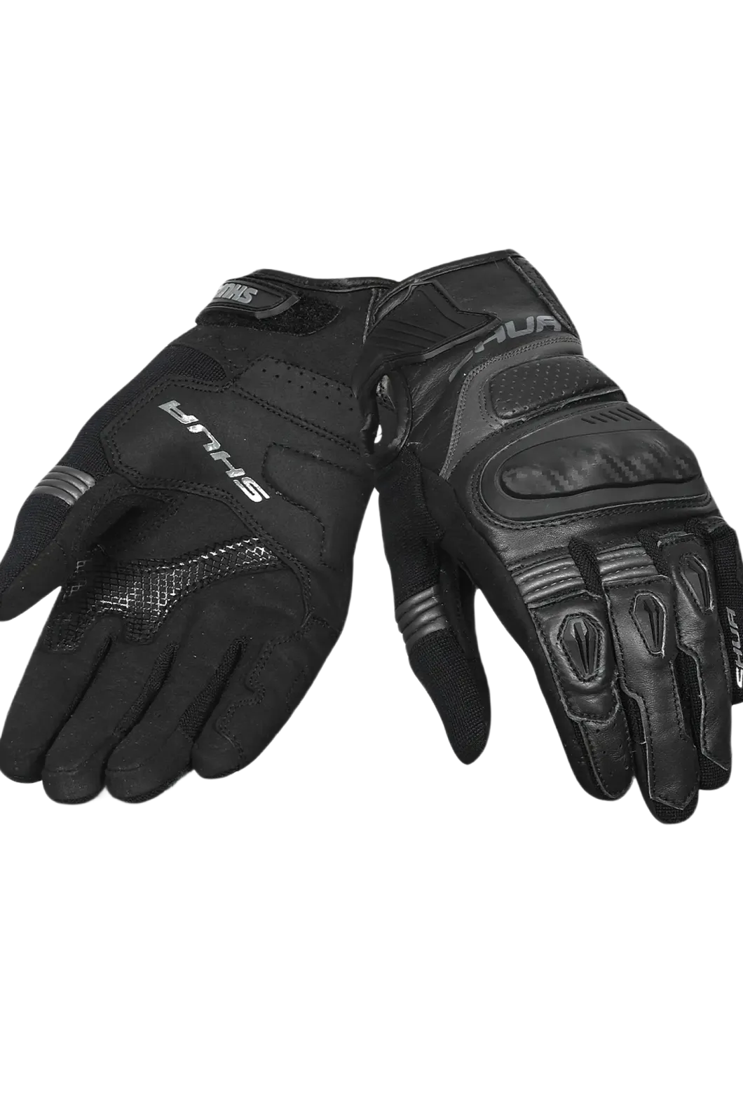 SHUA PROTON GUANTI DI MOTO UOMO NERO GRIGIO