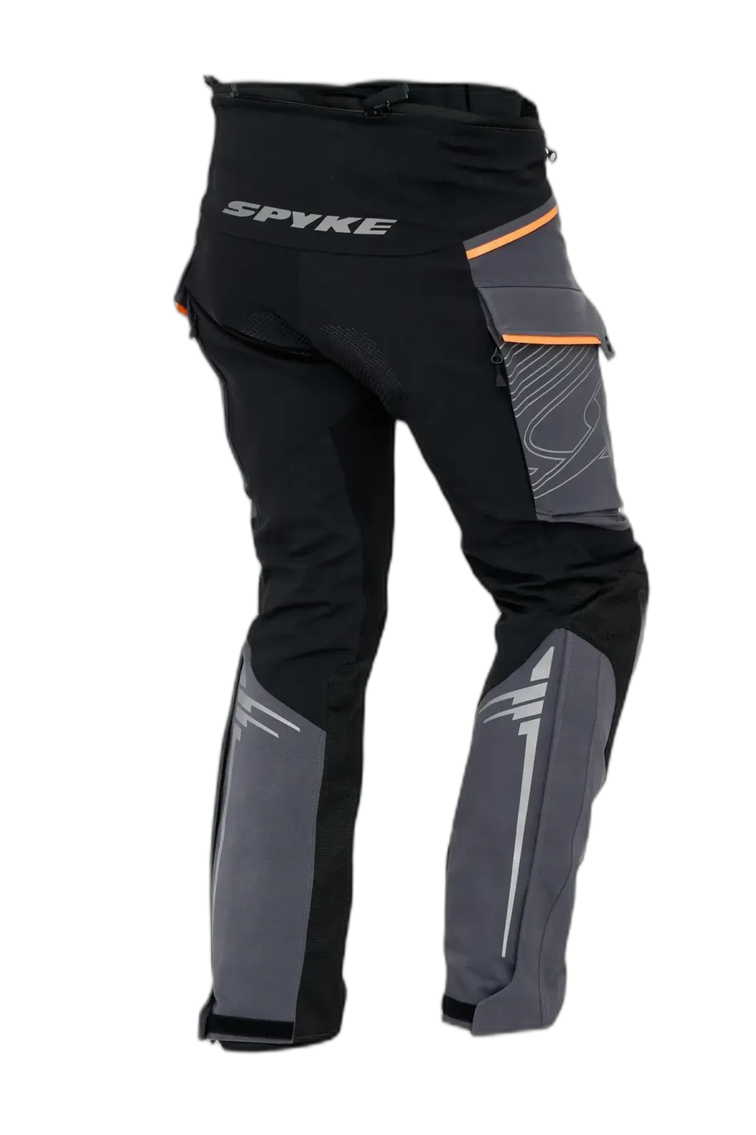SPYKE ARTICA DRY TECNO Men's Motorcycle Pants Black Orange Grey