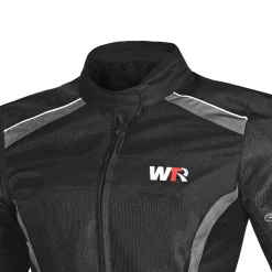 WTR - Mesh Blazer Women's Motorcycle Jacket - Black Grey